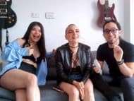 Mike Adriano invita a la colombiana Merida Bell a hacer un trío